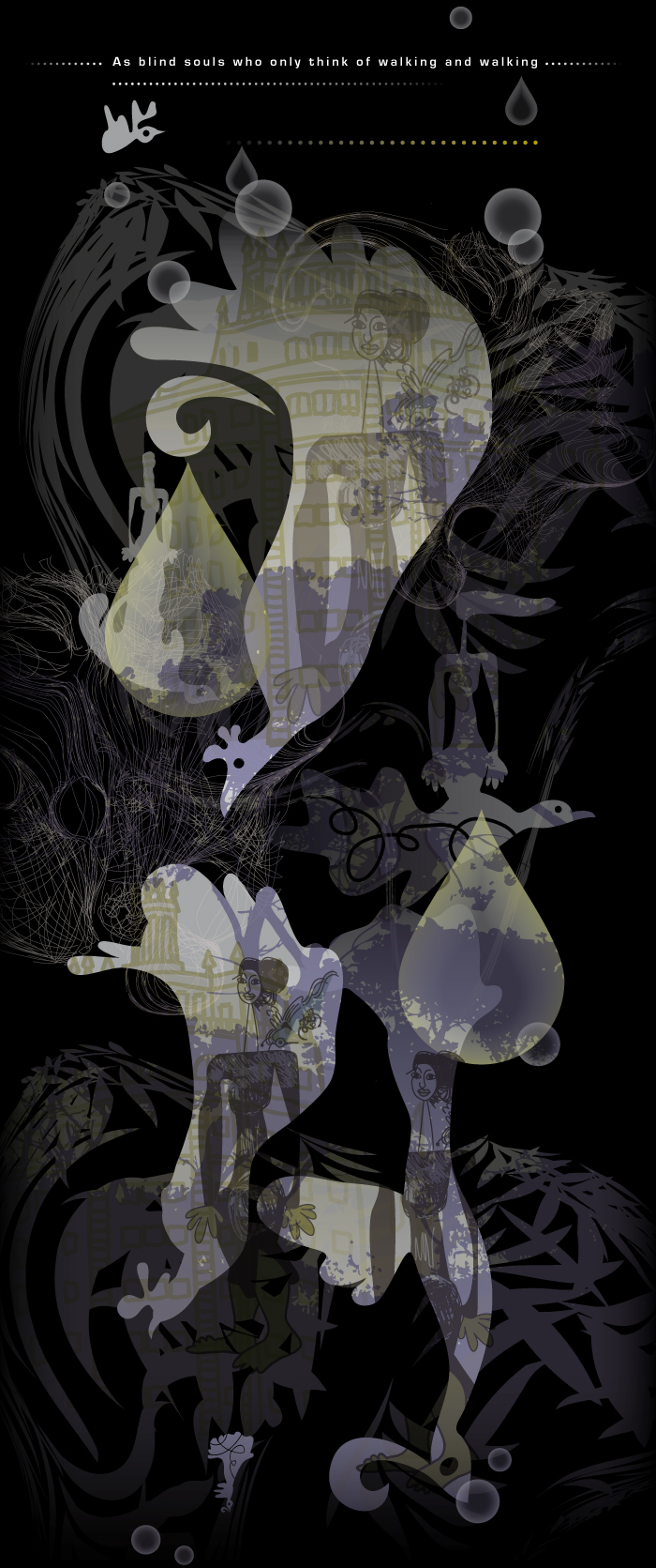 Women in the city, illustrated by Montse Noguera